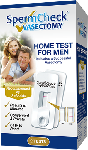 SpermCheck Vasectomy product box