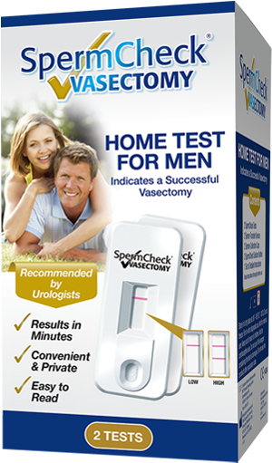 SpermCheck Vasectomy Product Box