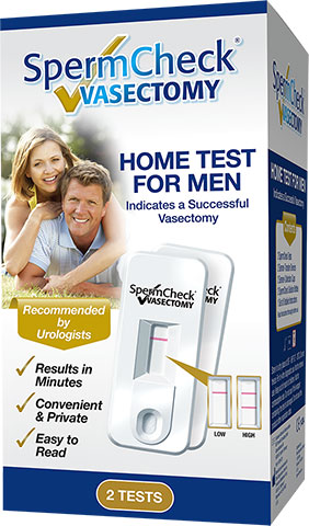 SpermCheck Vasectomy product box
